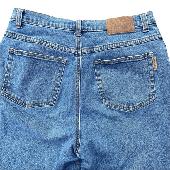 Coldwater Creek High Waisted Straight Leg Mom Medium Wash Denim Jeans Size 6 - Picture 10 of 10